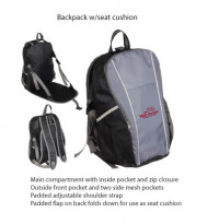 Backpack w/Seat Cushion - Beach/Picnic/Camp
