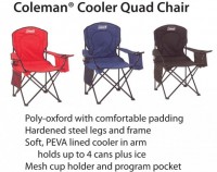Coleman Cooler Quad Chair - Beach/Picnic/Camp