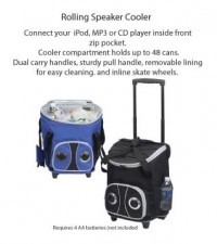 Rolling Speaker Cooler - Beach/Picnic/Camp, Food/Beverage